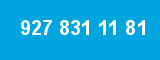 927 831 11 81